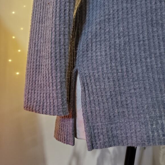 Ann Taylor LOFT Waffle Knit Cowl Neck Cozy Sweater Women's Size XS EUC - Picture 7 of 10